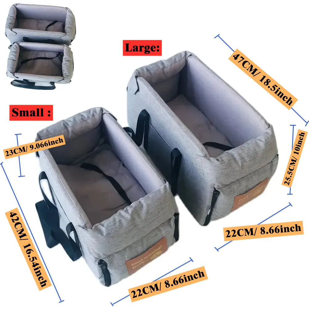 Pet Portable Console Booster Car Seat & Carrier