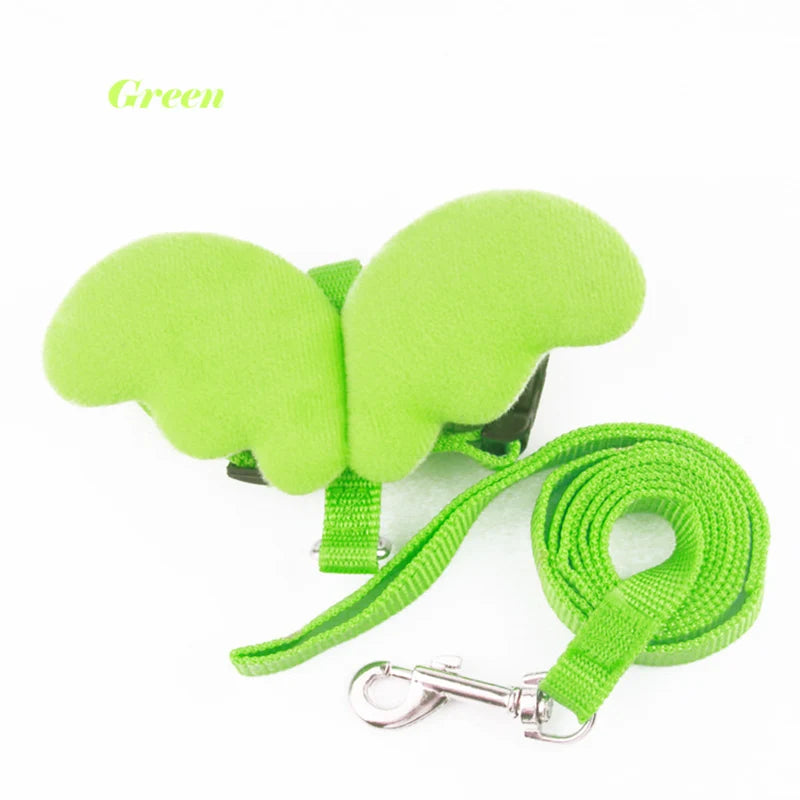 Angel Wings Pet Harness and Leash Set