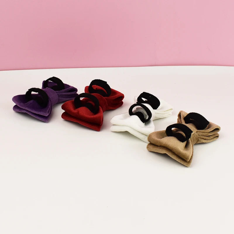 Velvet Cat Collar with Bowknot