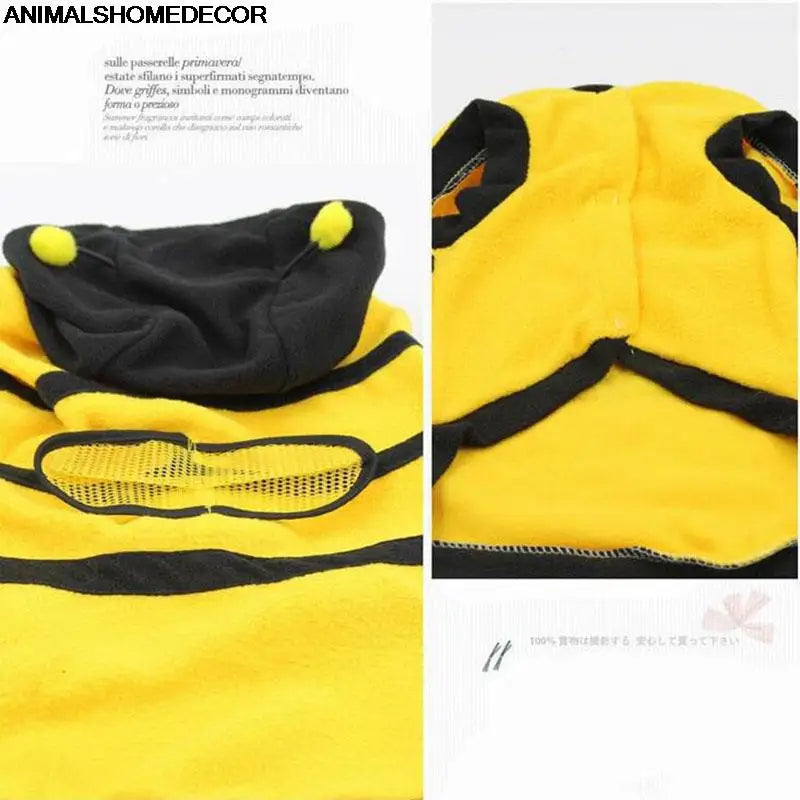 Cute Dog Cat Pet Clothes Bees