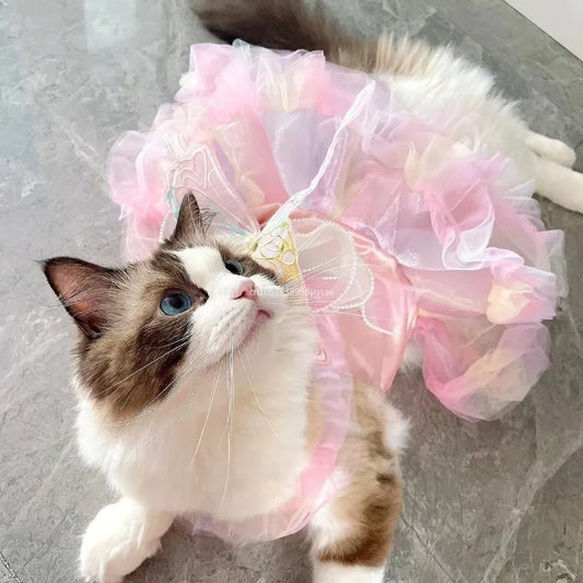 Cat Dog Princess Dress Clothes