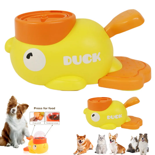 Yellow Duck Pet Automatic Feeder