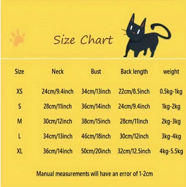 Cat clothes, warm lamb wool vest,