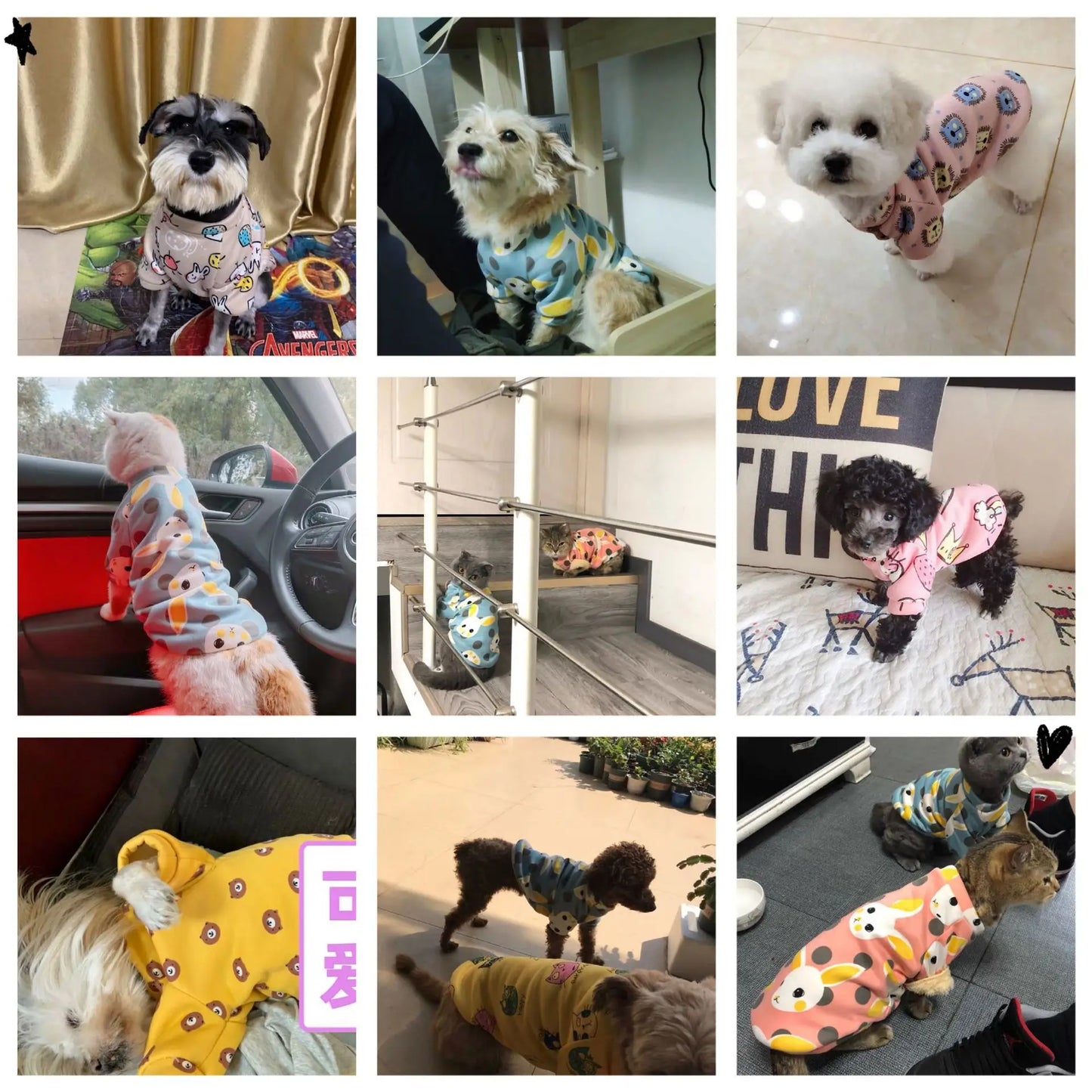 Christmas Small Dog Hoodie Coat