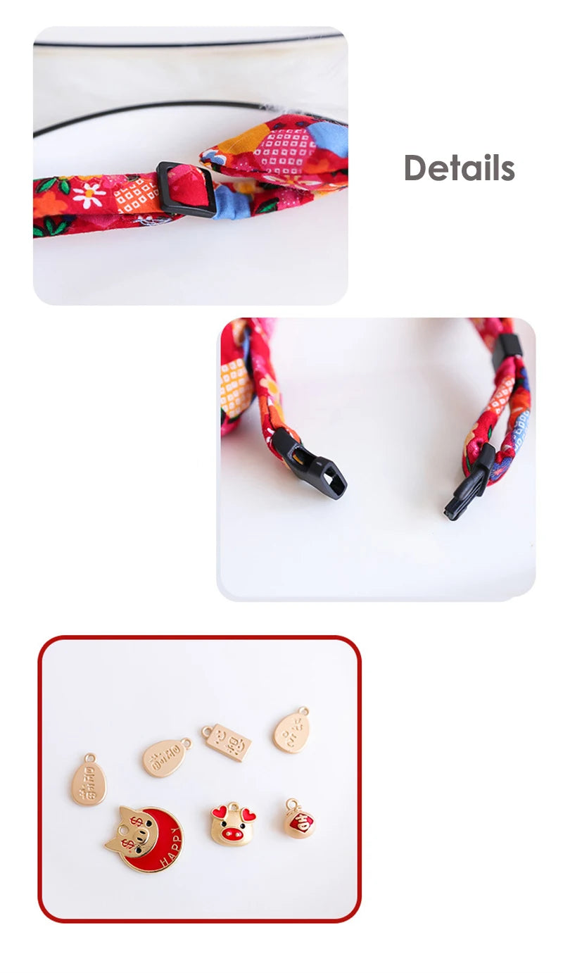 Cute Japanese Print Pet Dog Collars