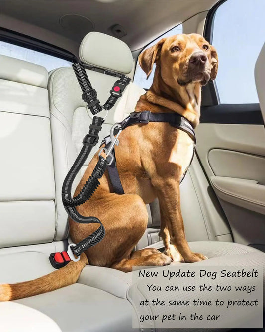 Adjustable And Heavy Duty Dog Car Seat Belt