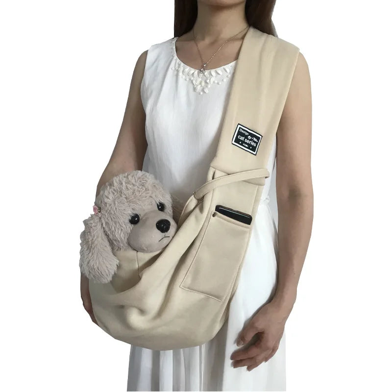 Cotton Comfortable Dog Crossbody Shoulder Bag