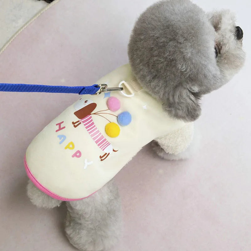 Dog Clothes Winter Fleece Warm Hoodies Coat