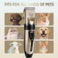 Pet Hair Trimmer Kit Electric
for Dogs and Cats