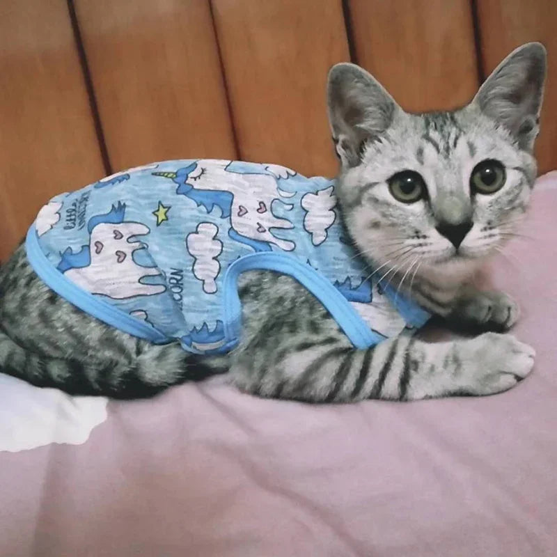 Sunscreen Clothes for Cats Summer
