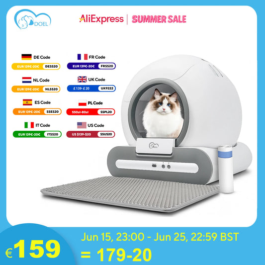 Automatic Cat Litter Box Self Cleaning