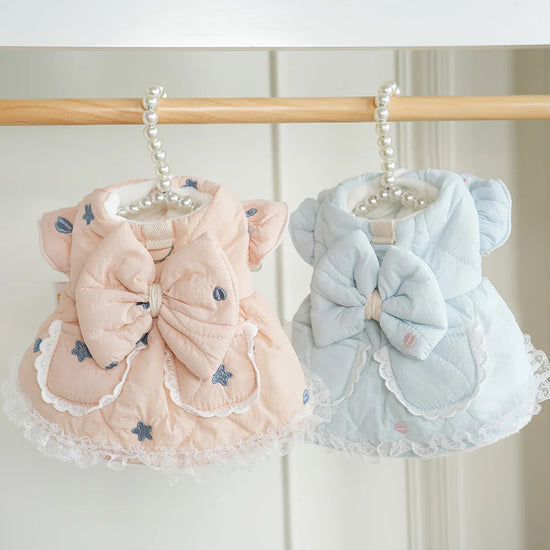 Pet Autumn/Winter Star Embroidered Coat