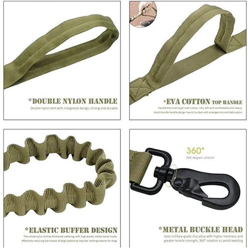 Durable Tactical Dog Collar Leash