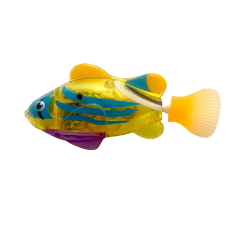 Pet Cat Toy LED Interactive Swimming Robot Fish