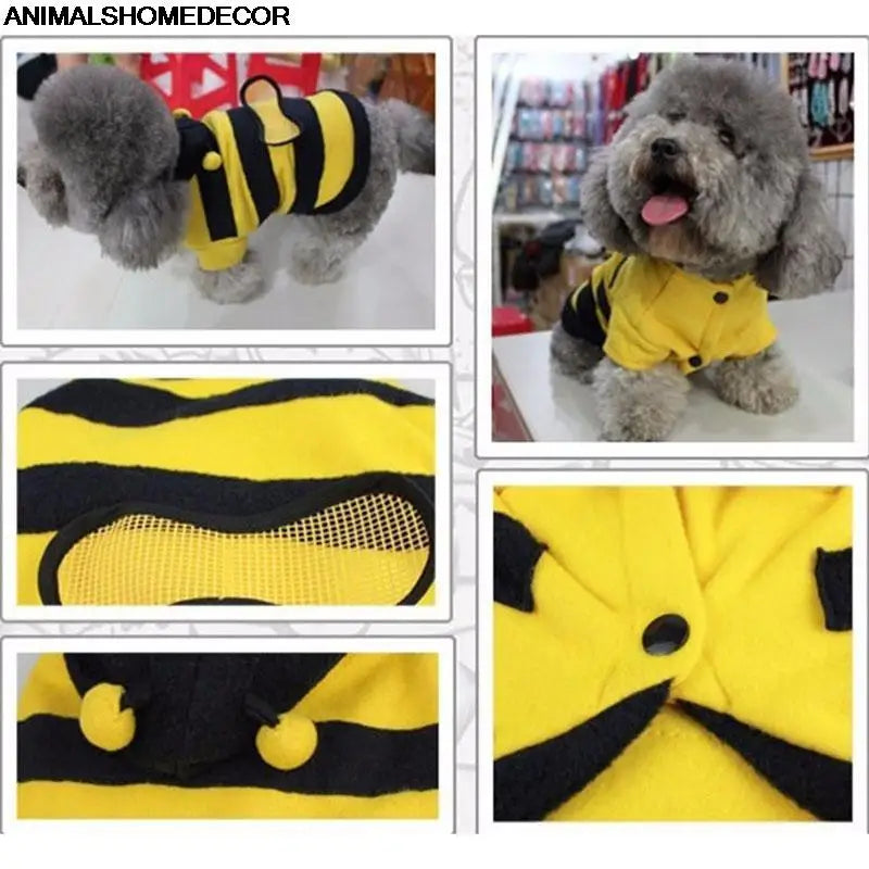 Cute Dog Cat Pet Clothes Bees