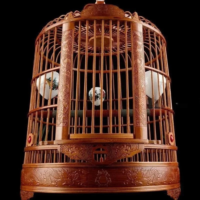 Parrot Vintage Bird Cage
