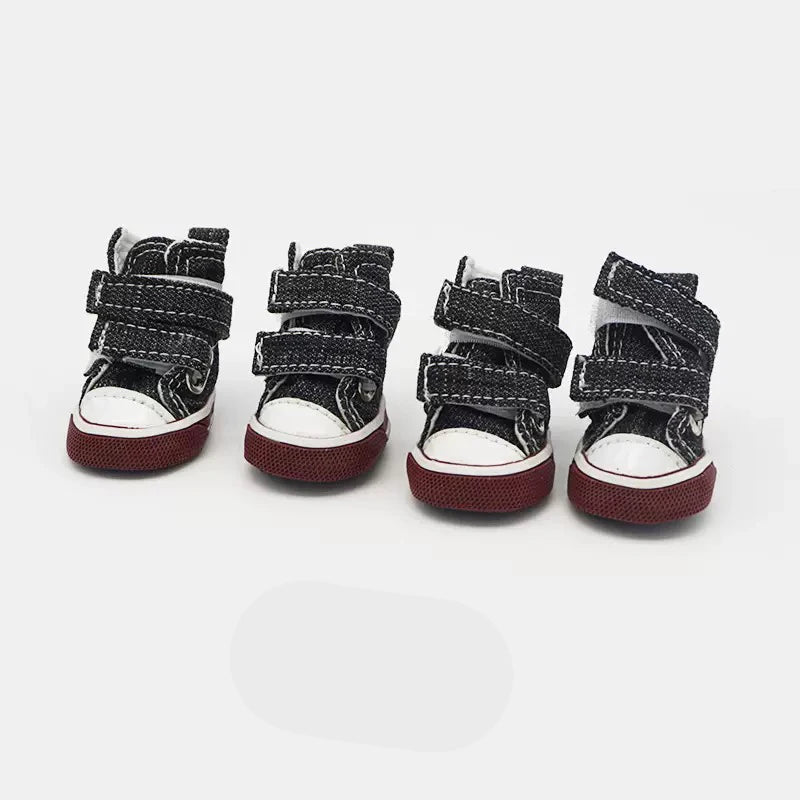 4 Pcs Puppy Pet Dog Anti-slip Shoes