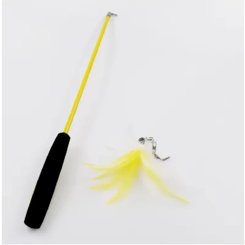 Cat Teaser Wands Three-section Telescopic Wand
