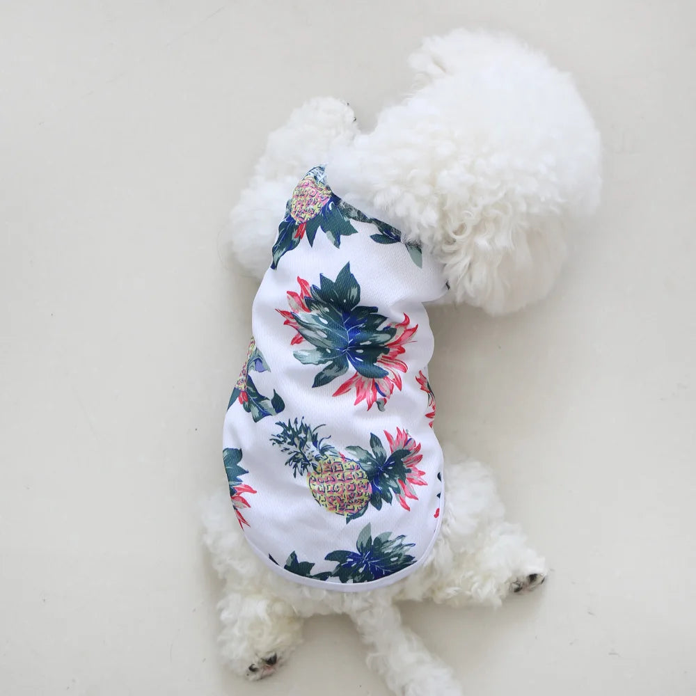 Cat and Dog Summer Clothing Hawaiian Style