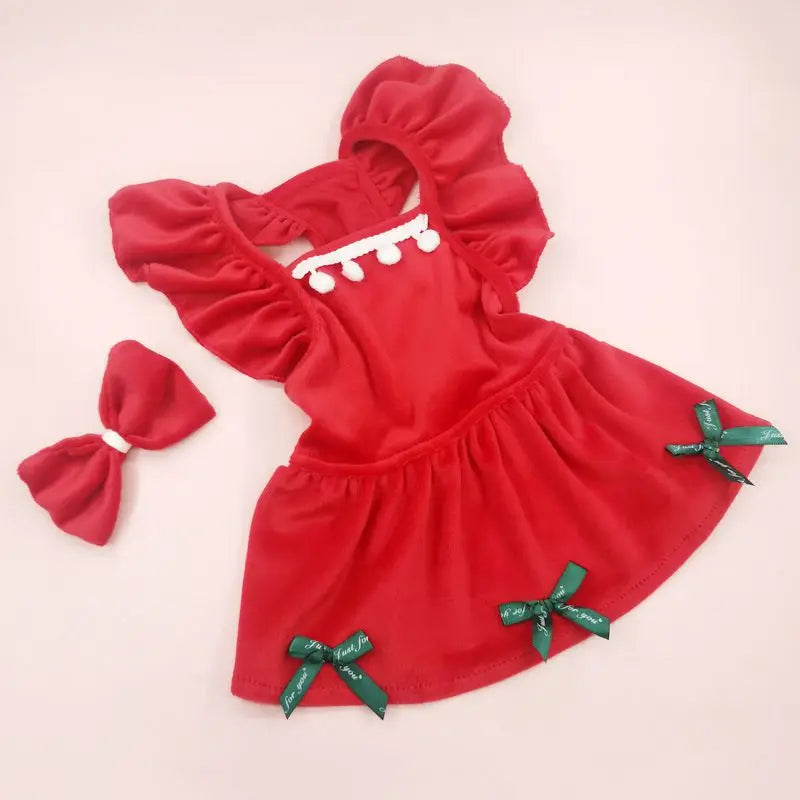 Pet Cat Dress Clothes Christmas