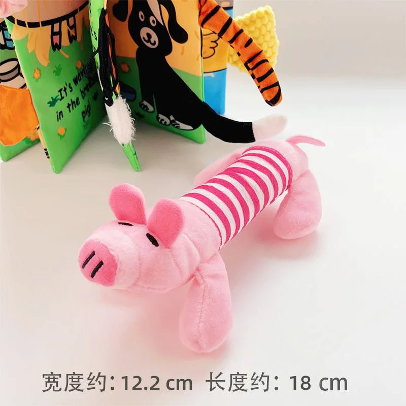 Dog Cat Fleece Toys Elephant Duck Pig Chicken