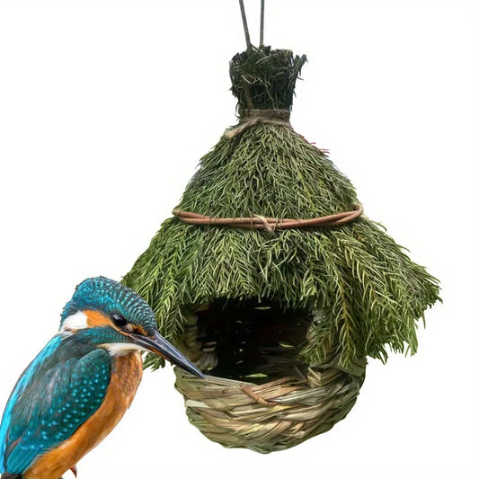 Bird Nest Hand-Woven Natural Grass