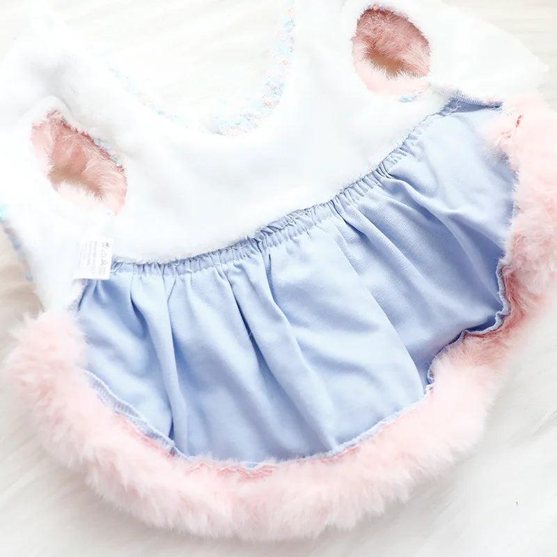 Autumn Winter Dog Cat Princess Dress