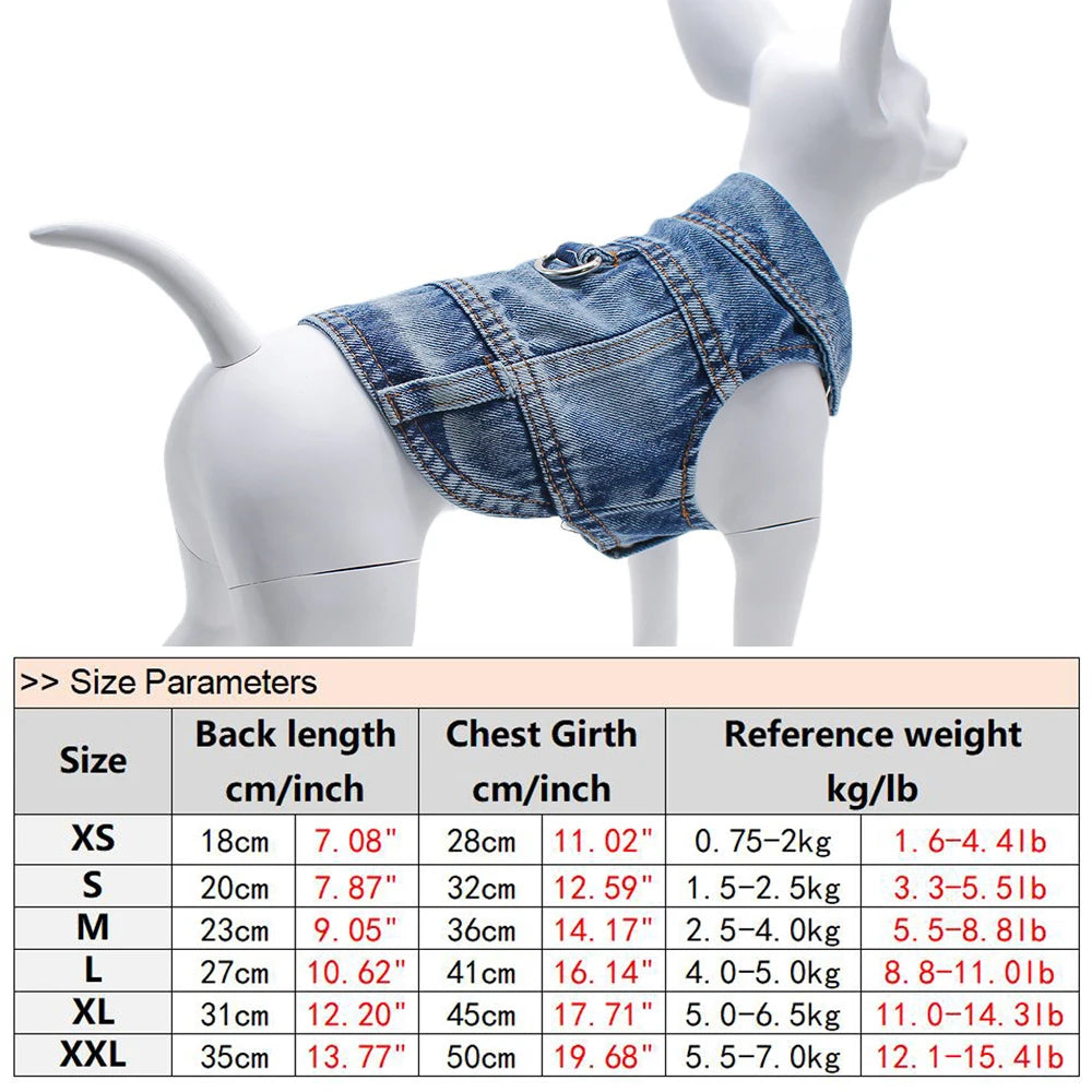 Dog Jeans Jacket