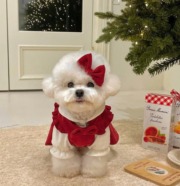 Christmas Dog Cat Dress