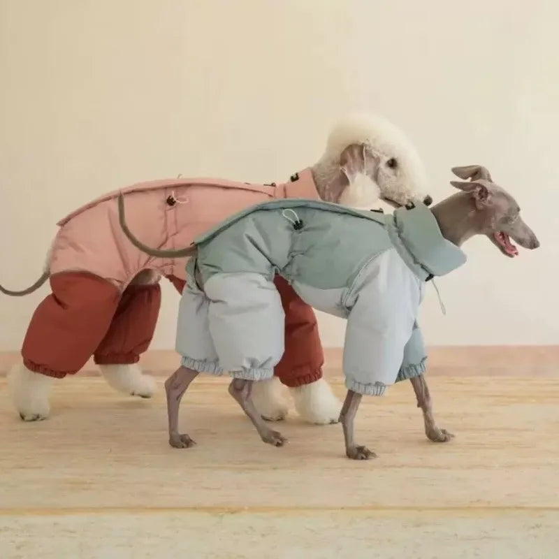 Lingtihuibit Turtleneck Cotton-padded Clothes