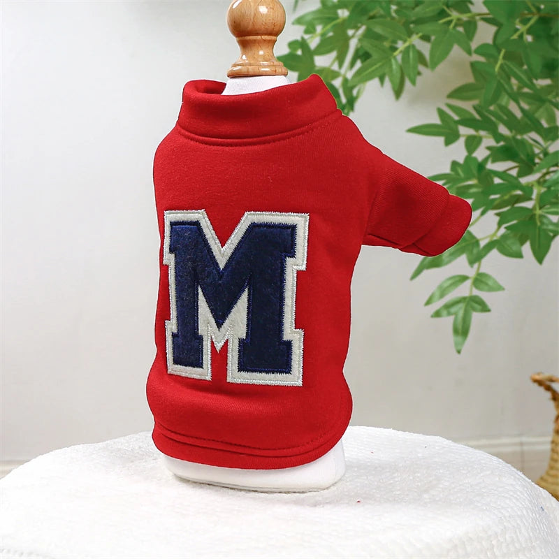 Personalized Letter Print Pet Dog Clothes