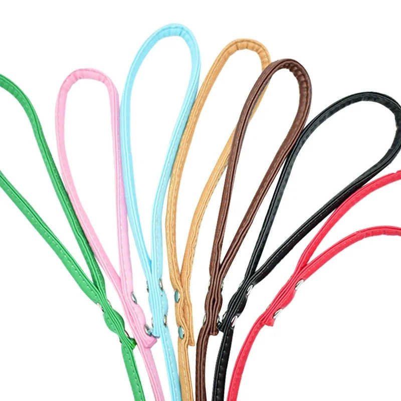 New Dog Leash PU Leather