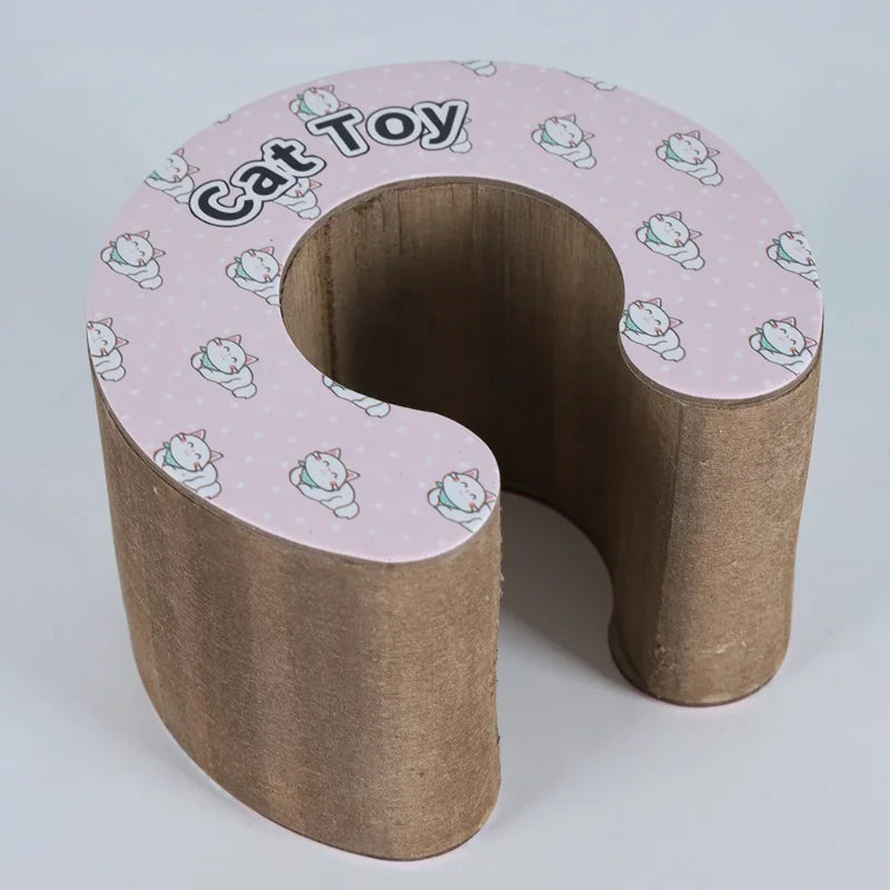 Pet accordion cat scratching board