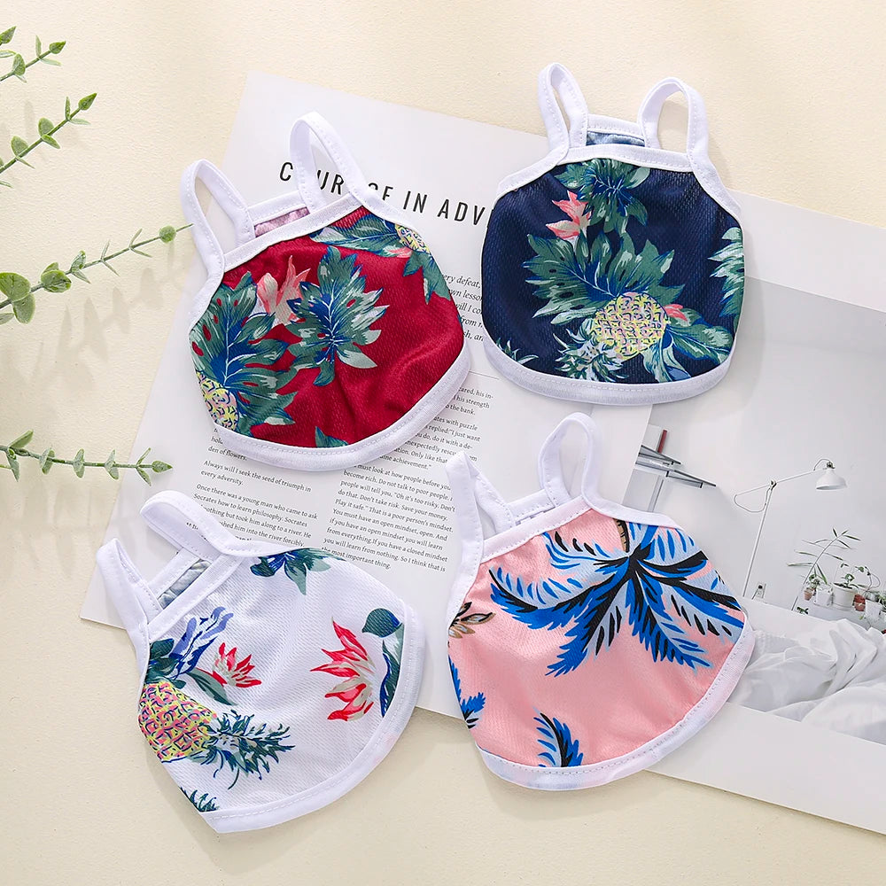 Cat and Dog Summer Clothing Hawaiian Style