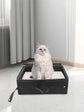 Portable Foldable Cat Litter Box with Lid