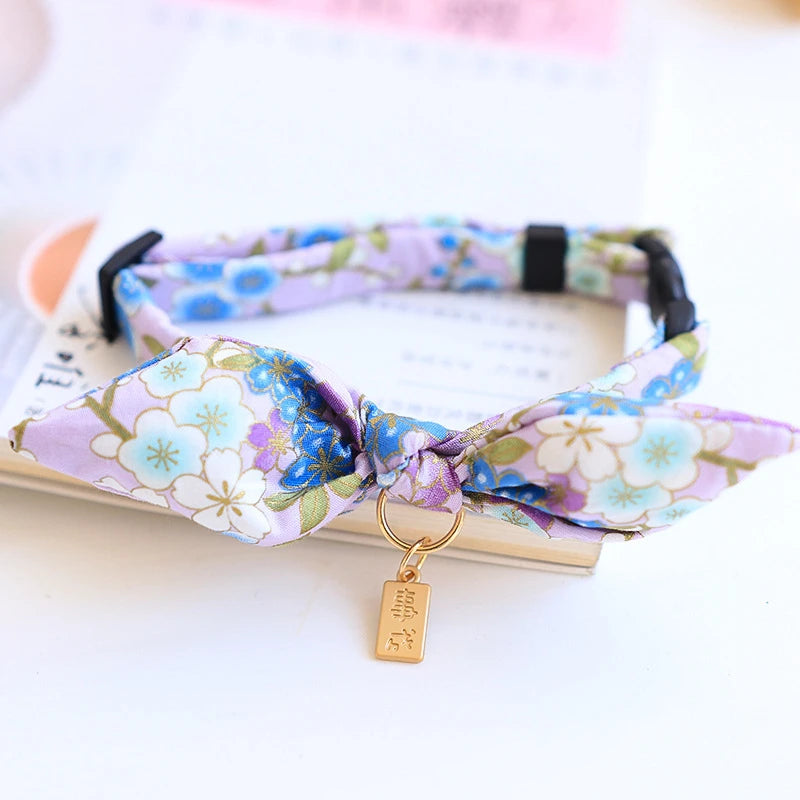 Cute Japanese Print Pet Dog Collars