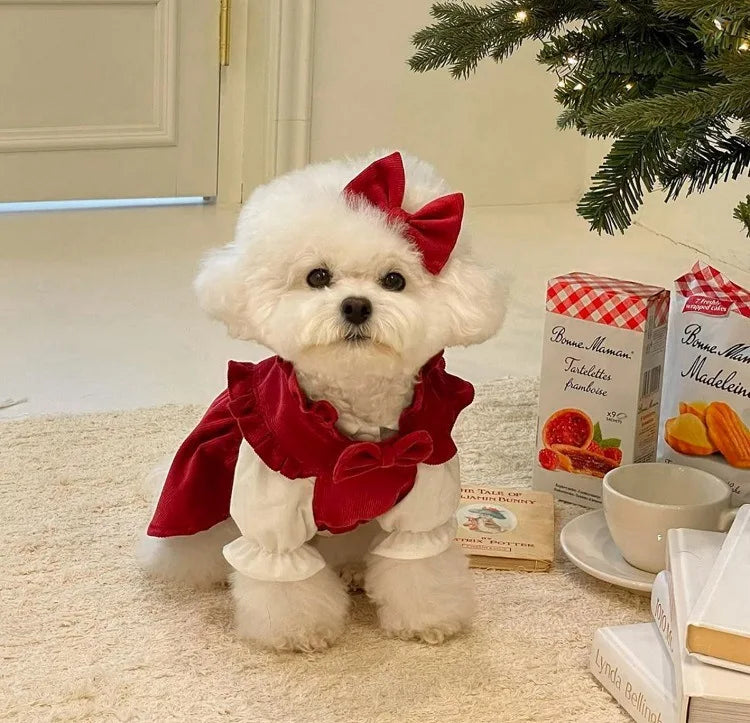 Christmas Dog Cat Dress