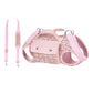 Stylish Dog Horizontal Backpack with Leash Handle