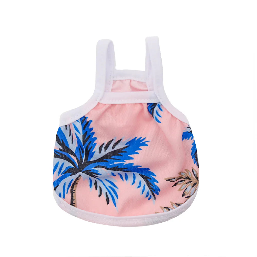 Cat and Dog Summer Clothing Hawaiian Style