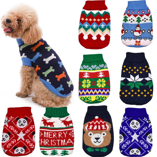 Knitted Puppy Cat Coat