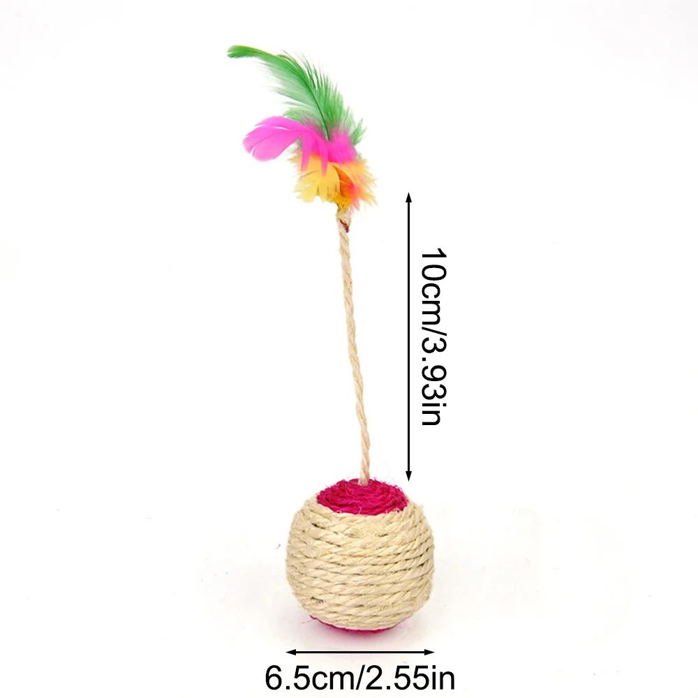 Colorful Feather Blanket Ball