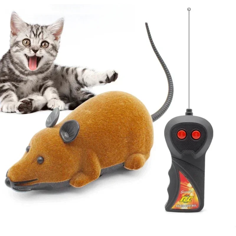 Rat Funny Cat Toy with Remote Control