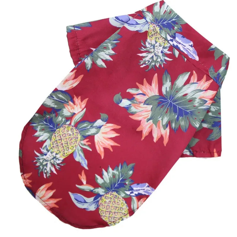 Hawaiian Beach Style Dog Shirt