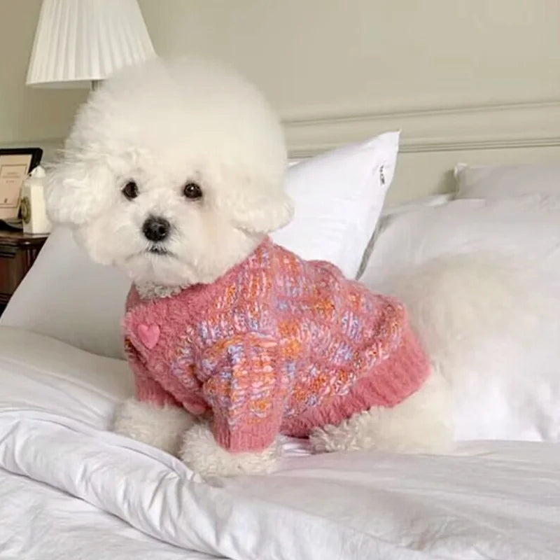 Pet Dog cardigan  Sweaters for Small Dogs