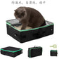 Portable Foldable Cat Litter Box with Lid