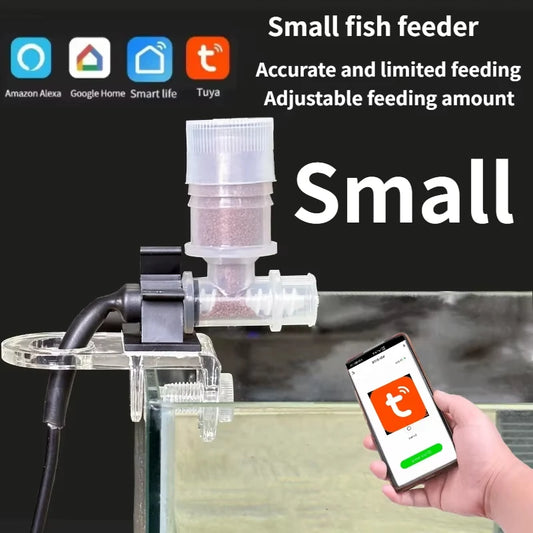 Fish tank feeder Mobile phone remote contro