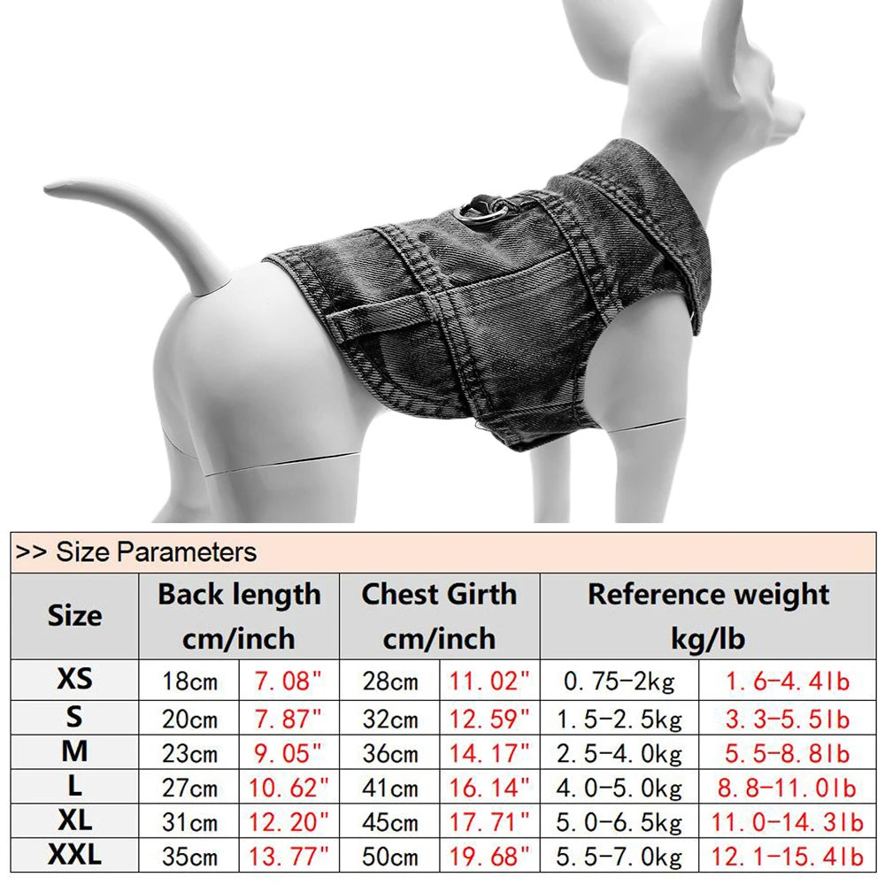 Dog Jeans Jacket