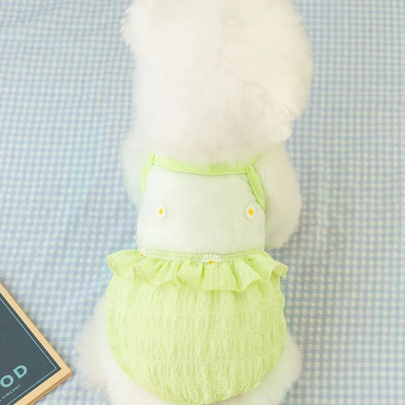 Summer Thin Pet Dog Vest Bubble Strap Small Dog Clothes