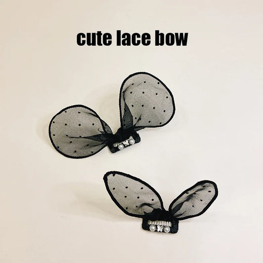 Mesh Bow Pet Headwear