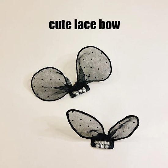 Mesh Bow Pet Headwear